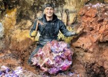 Astounding Find: Unearthed Rare Amethyst Crystal Worth $50,000 from Private Mine!