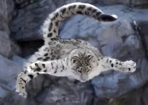 Marvel at Majestic Snow Leopards in Action: A Spectacular Video of Their Graceful Jumps and Stunning Agility